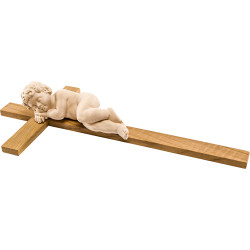 Niño Jesús durmiendo en cruz